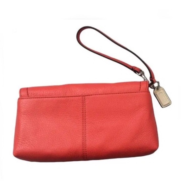 Coach Park Leather Large Flap Wristlet - Picture 2 of 6